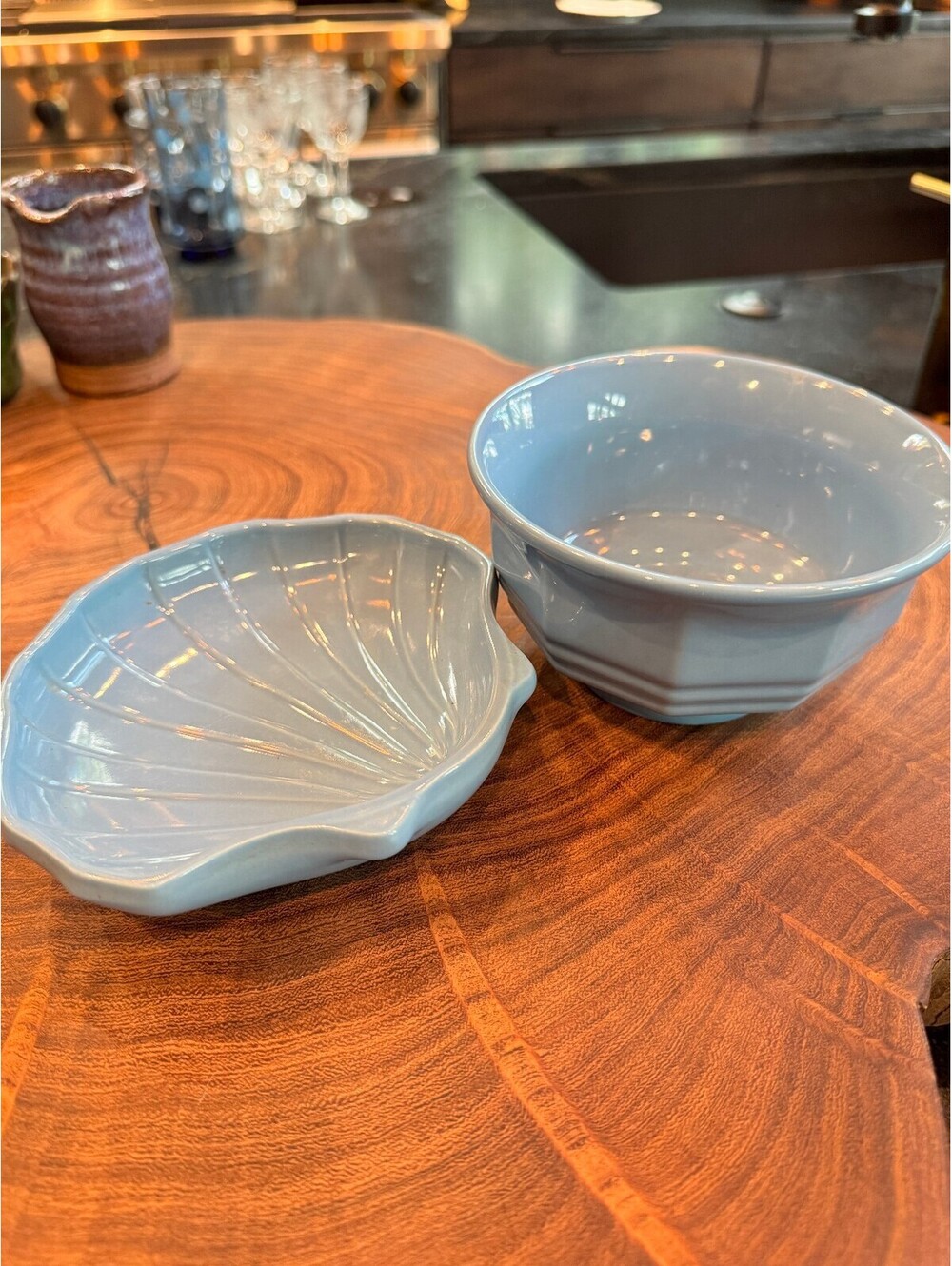 Vintage Pfaltzgraff Stoneware Set (2 Pieces) – Periwinkle Blue